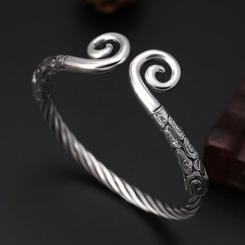 Adjustable Spell Bangle in S925 Silver - Ideal Place Market