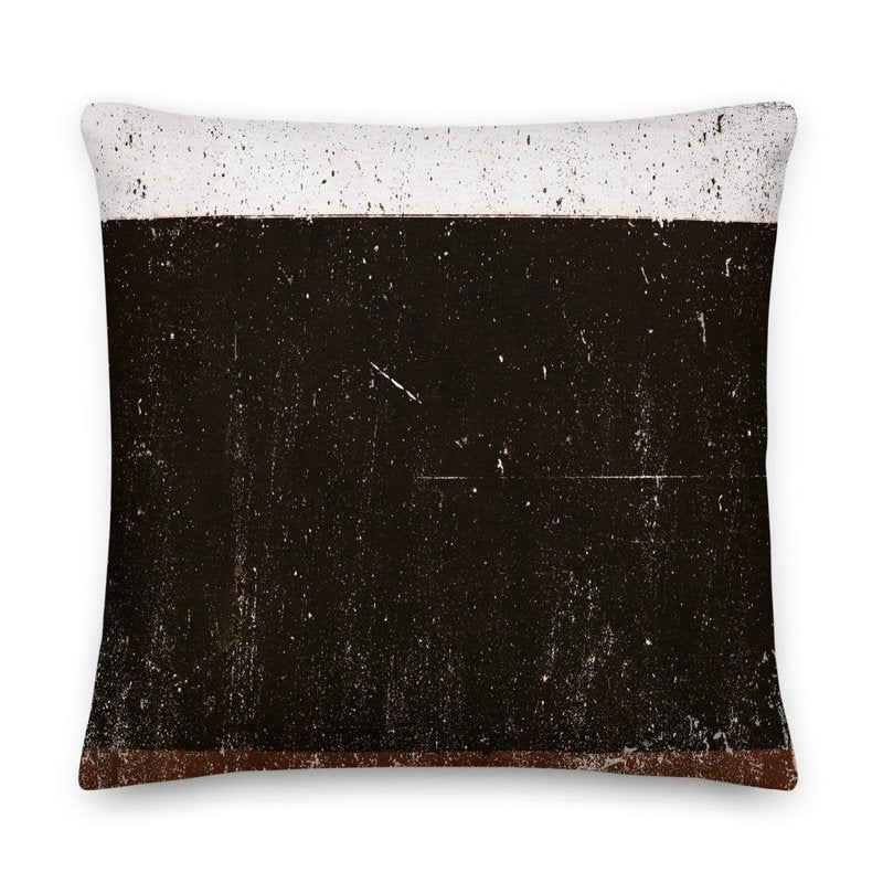 Aged Rome Deep Brown Premium Stuffed Reversible Throw Pillows - Ideal Place Market