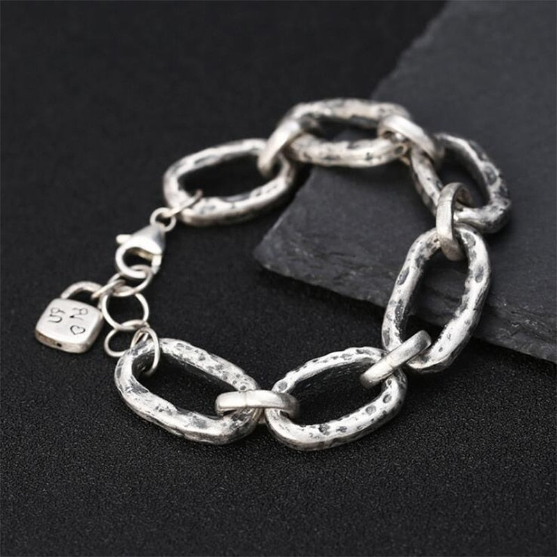 Big Link S925 Sterling Silver Bracelet 16g - Ideal Place Market