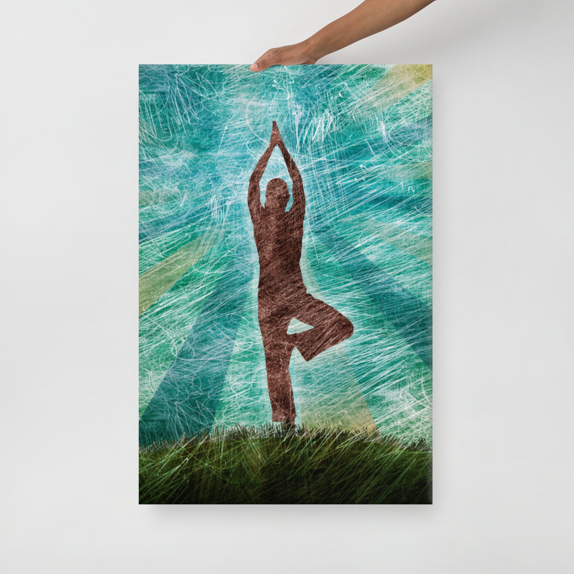 Yoga pose' Poster 24x18 | Spreadshirt