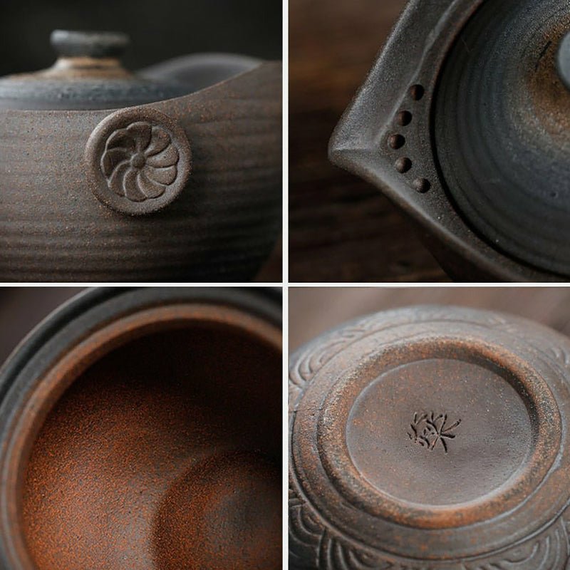 Ceramic Japanese Portable Tea Pot & Cup - Ideal Place Market
