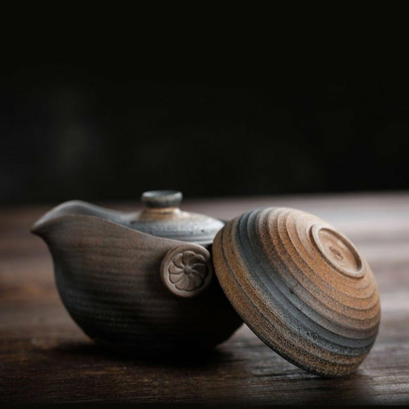 Ceramic Japanese Portable Tea Pot & Cup - Ideal Place Market