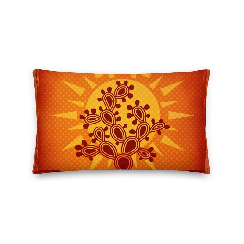 Desert Sunscape Premium Stuffed Reversible Throw Pillows - Ideal Place Market