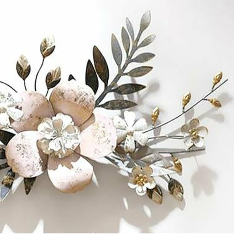 Detailed Chic Potpourri Wrought Iron Wall Art - Ideal Place Market