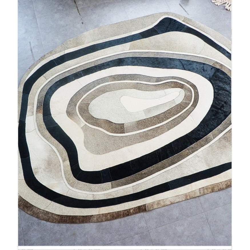 Exquisite Modern Hair-On Cowhide Area Rug - Ideal Place Market