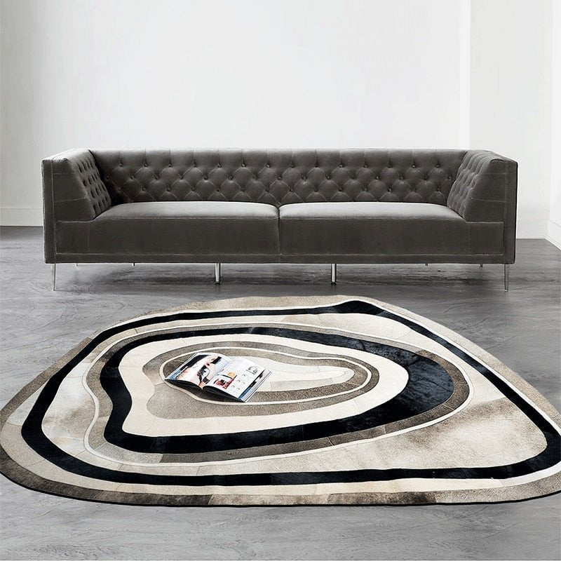 Exquisite Modern Hair-On Cowhide Area Rug - Ideal Place Market