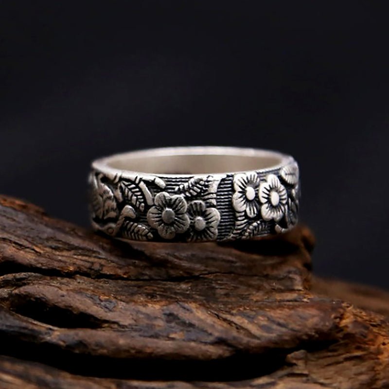 Flowering Garden S925 Silver Ring - Ideal Place Market