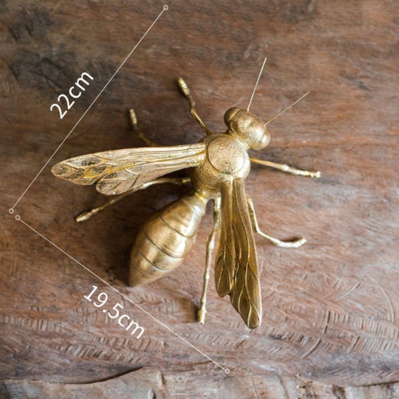 Giant Golden Insect Tabletop Sculptures - Ideal Place Market