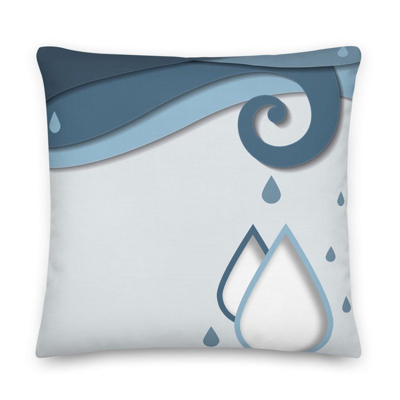 Glorious Rain Premium Stuffed Reversible Throw Pillows - Ideal Place Market