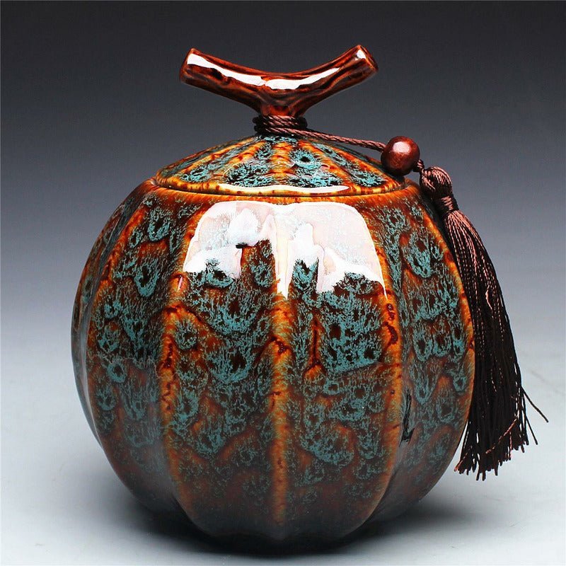 Gorgeous Ceramic Tea/Dried Fruit Jar with Lid - 4 Styles - Ideal Place Market
