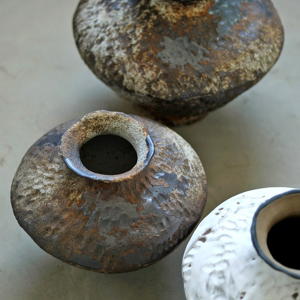 Handcrafted Old World Ceramic Vases - Ideal Place Market