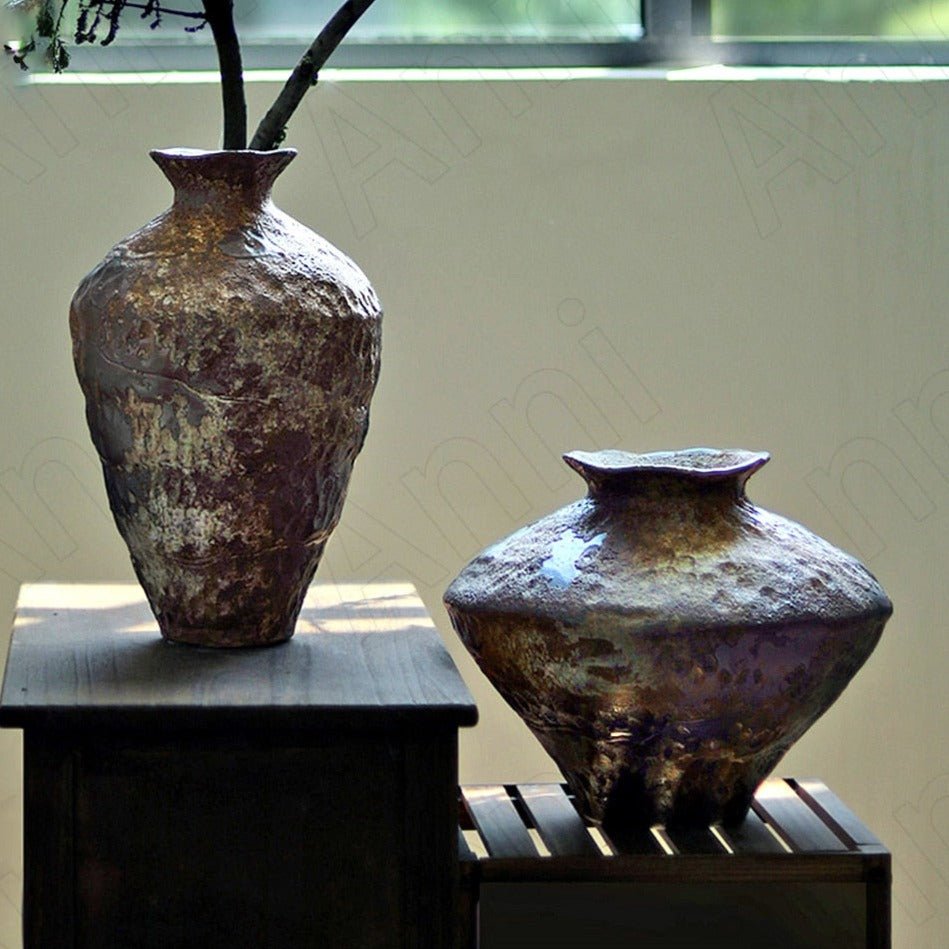 Handcrafted Old World Ceramic Vases - Ideal Place Market
