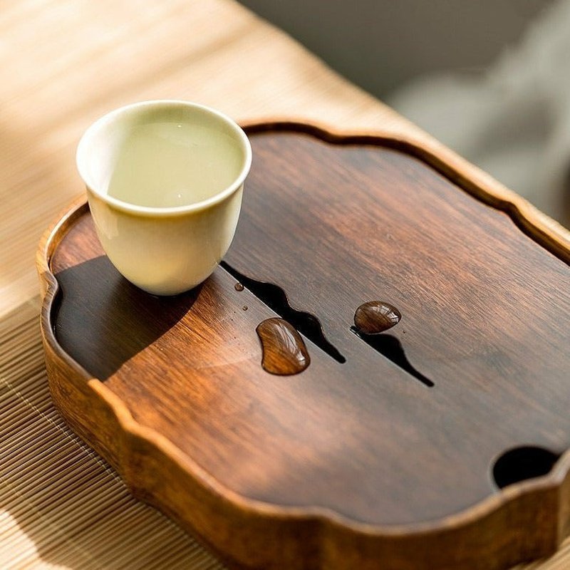 Handmade High Grade Bamboo Tea Tray in 3 Unique Shapes - Ideal Place Market