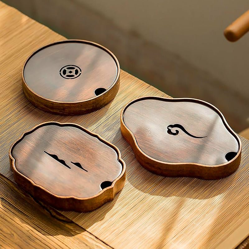 Handmade High Grade Bamboo Tea Tray in 3 Unique Shapes - Ideal Place Market