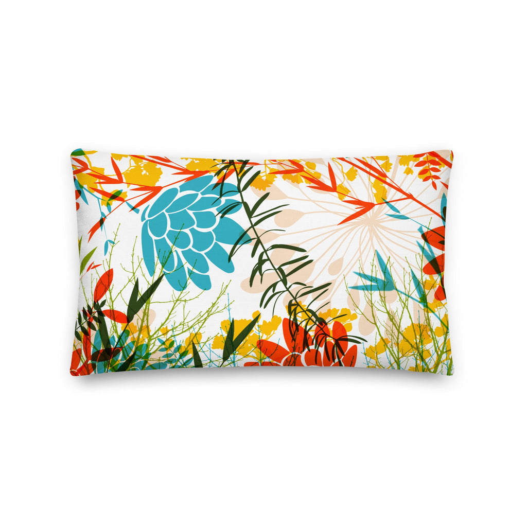 Hello Tropics Premium Stuffed Reversible Throw Pillows - 
