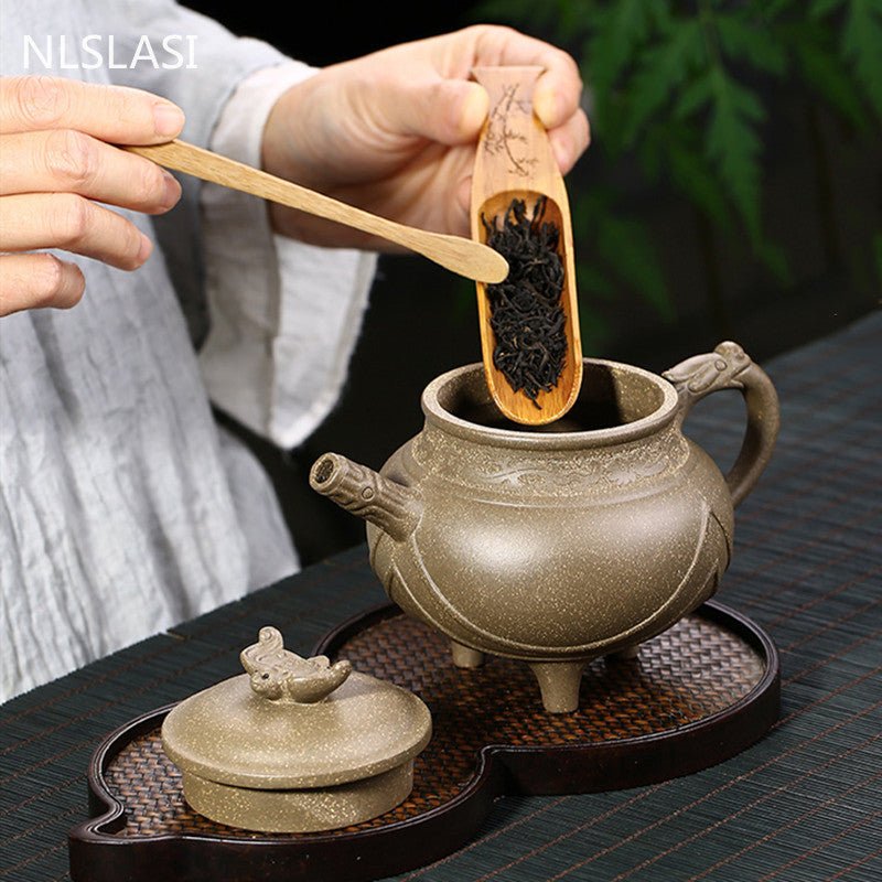 Intricately Asian Handmade Xi Shi Yixing Teapot 300ml - Ideal Place Market