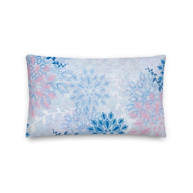 Le Printemps Premium Stuffed Reversible Throw Pillows - Ideal Place Market