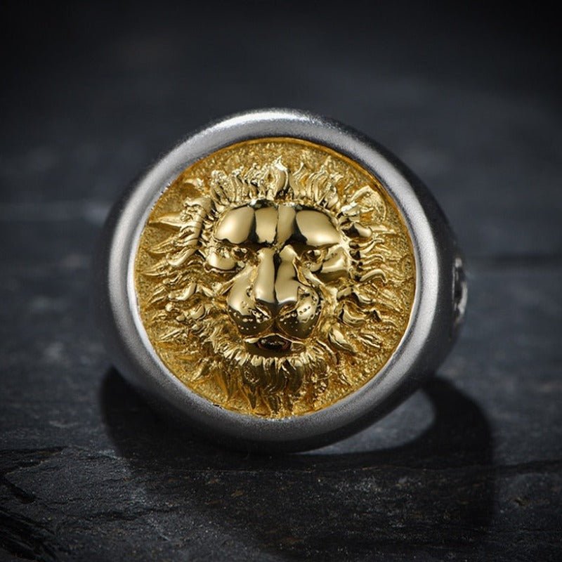 Lion Medallion S925 Silver Ring - Ideal Place Market