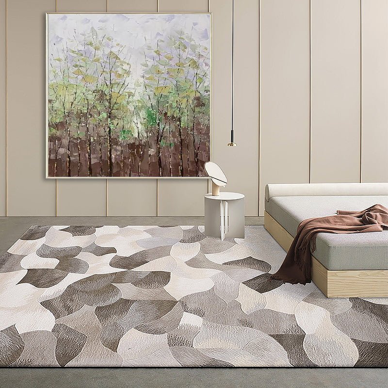 Modern Organic Hand-Stitched Cowhide Rug - Ideal Place Market