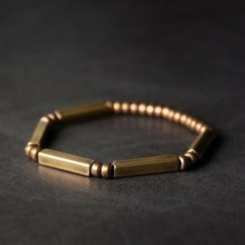 Natural Art Influencing Copper Beaded Bracelet - Ideal Place Market