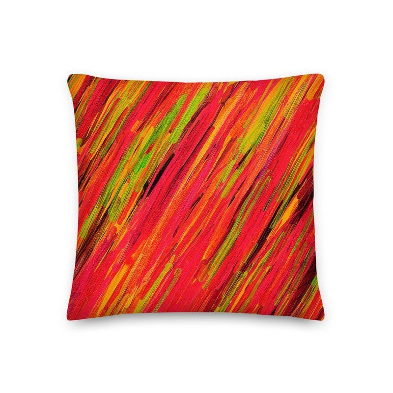 Neon Storm Premium Stuffed Reversible Throw Pillows - Ideal Place Market