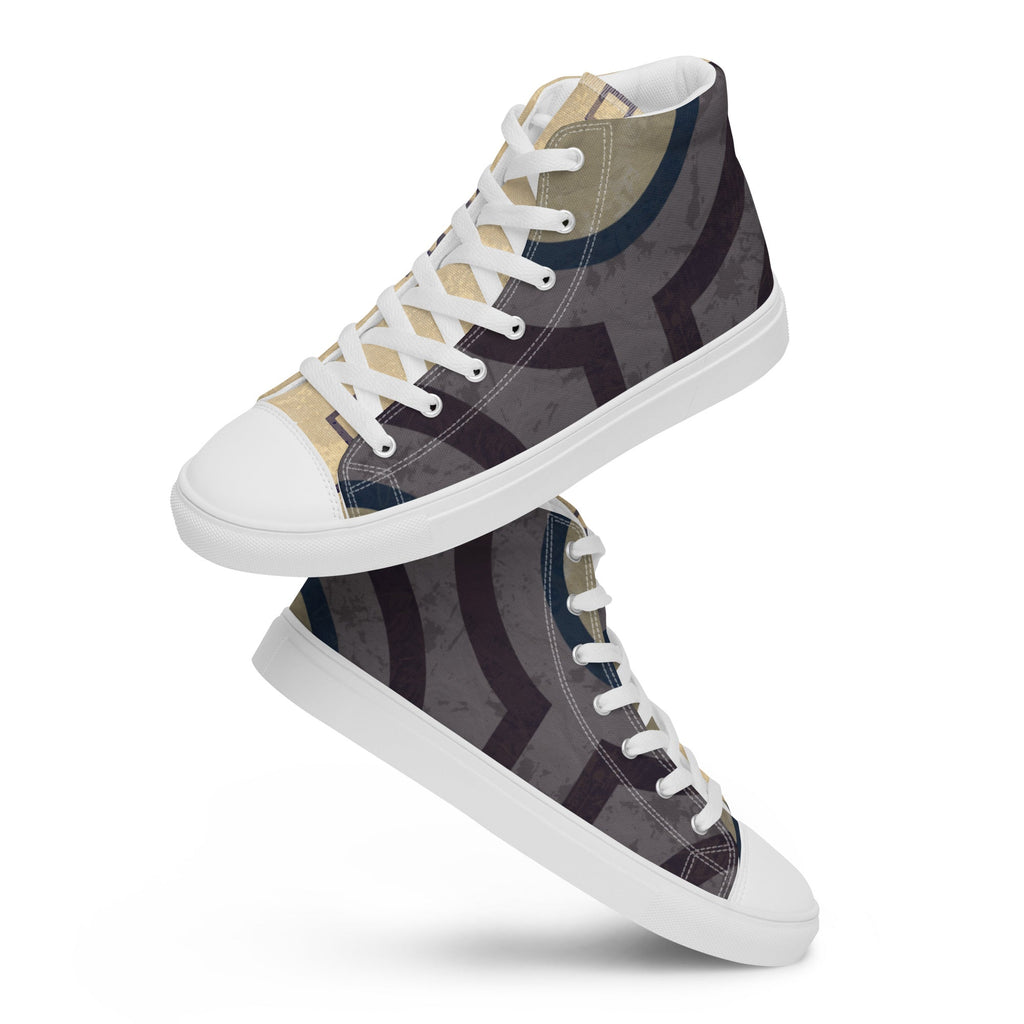 Oracle Men’s Lace-Up Canvas High-Top Sneakers - Ideal Place Market