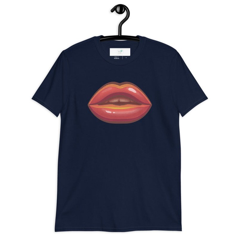 Pop-Art Pucker Short-Sleeve Unisex T-Shirt - Ideal Place Market