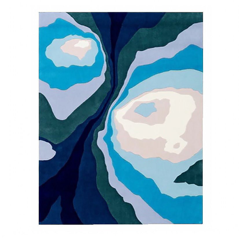 Postmodern Seascape Relief Area Rug - Ideal Place Market