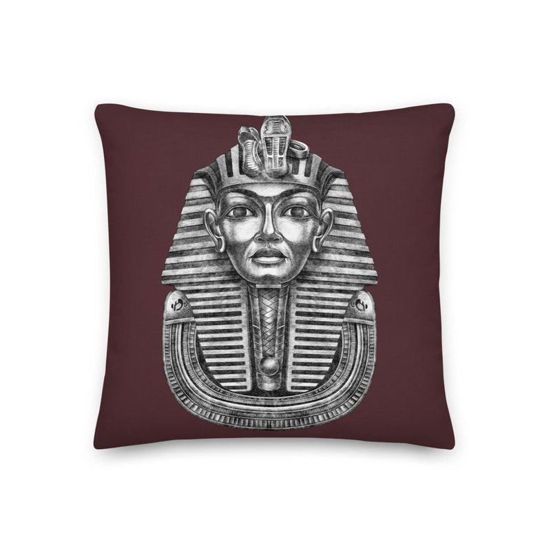 Premium Stuffed Ancient Egyptian Pharaoh & Sphinx Reversible Throw Pillows - Ideal Place Market