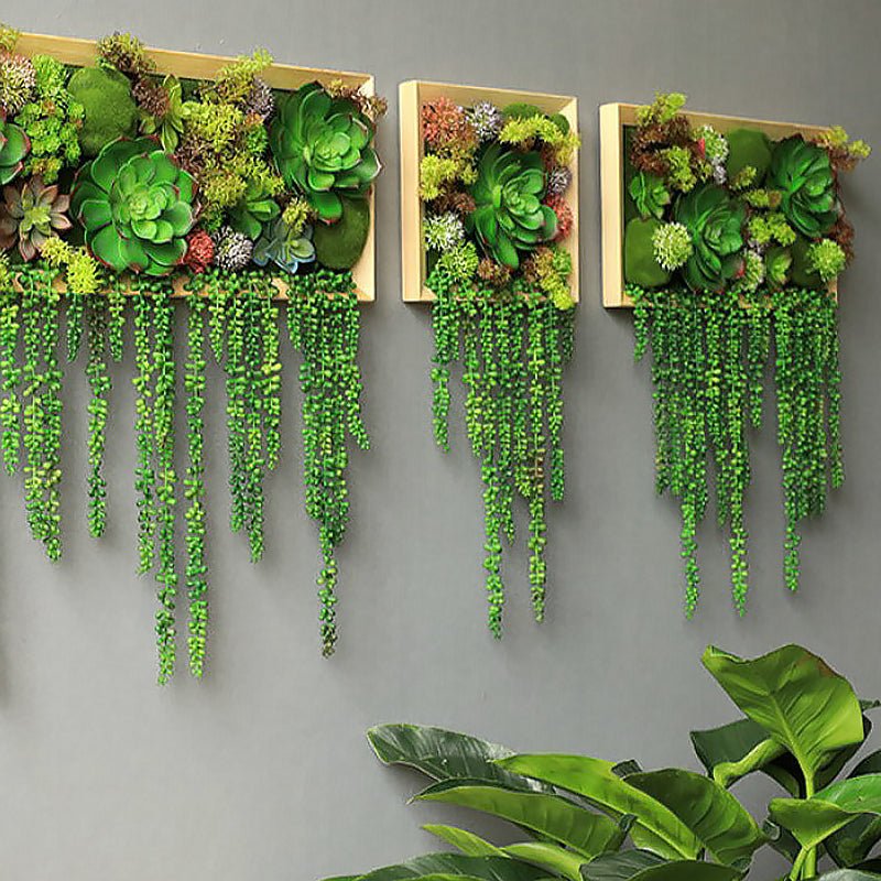 Replica Living Plant Wall with Draped Greenery 6 Sizes - Place Market