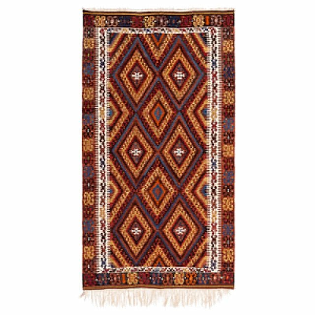 Room Filling Moroccan Hand-Woven Wool Area Rug - Ideal Place Market