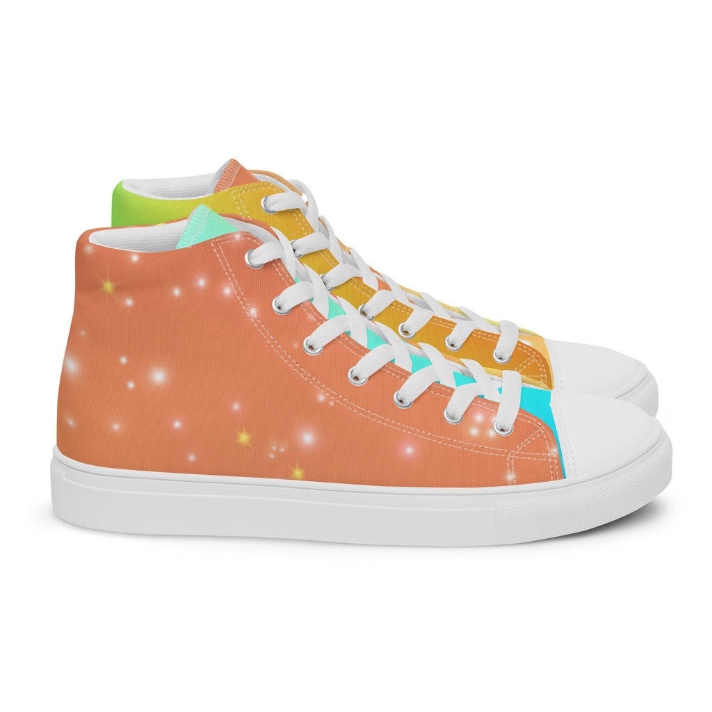 Starshine Women’s Lace-Up Canvas High-Top Sneakers - Ideal Place Market