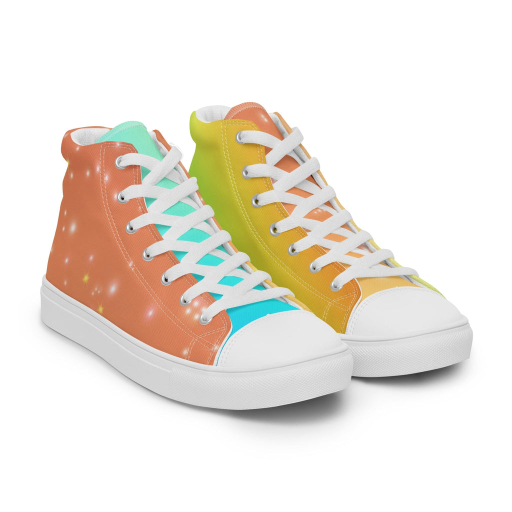 Starshine Women’s Lace-Up Canvas High-Top Sneakers - Ideal Place Market