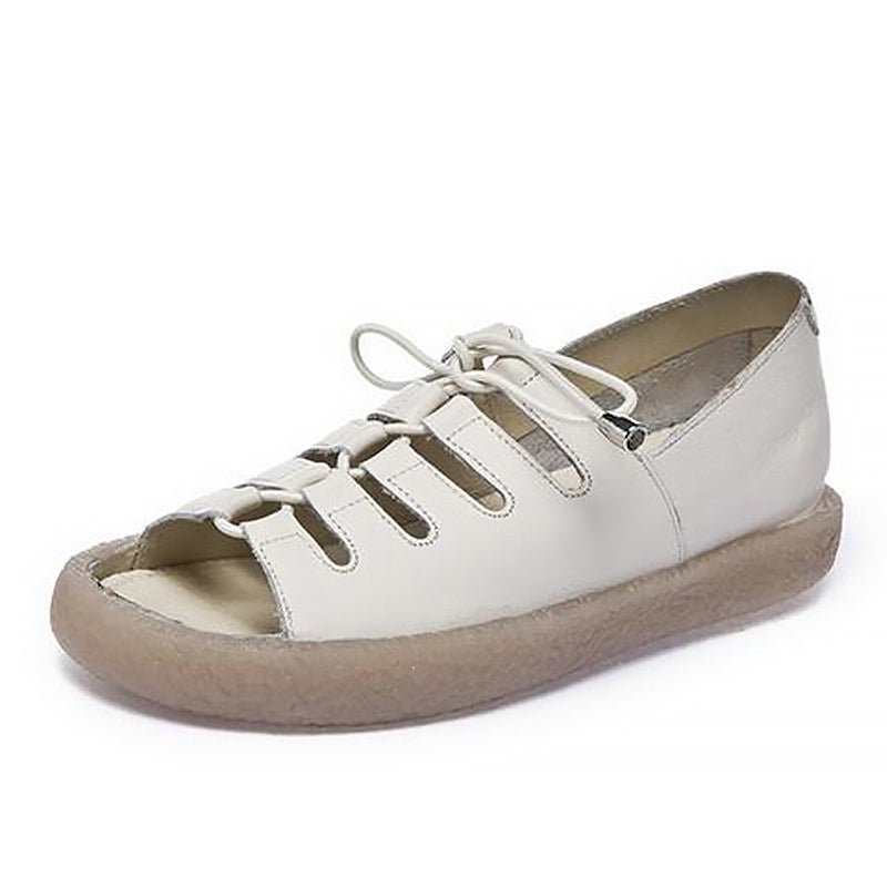 Supple Cowhide Closed-Heel Slip-On Summer Comfort Sandals - Ideal Place Market
