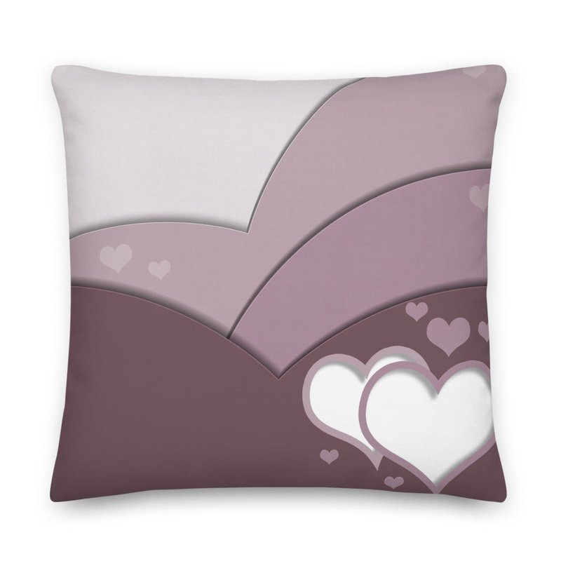 True Love Premium Stuffed Reversible Throw Pillows - Ideal Place Market