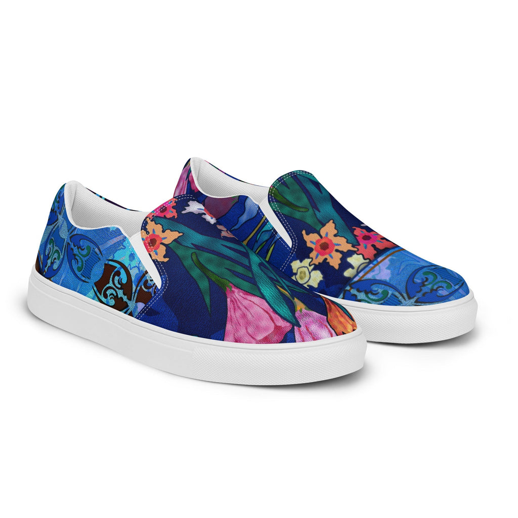 Victoria Women’s Slip-On Canvas Sneakers - Ideal Place Market