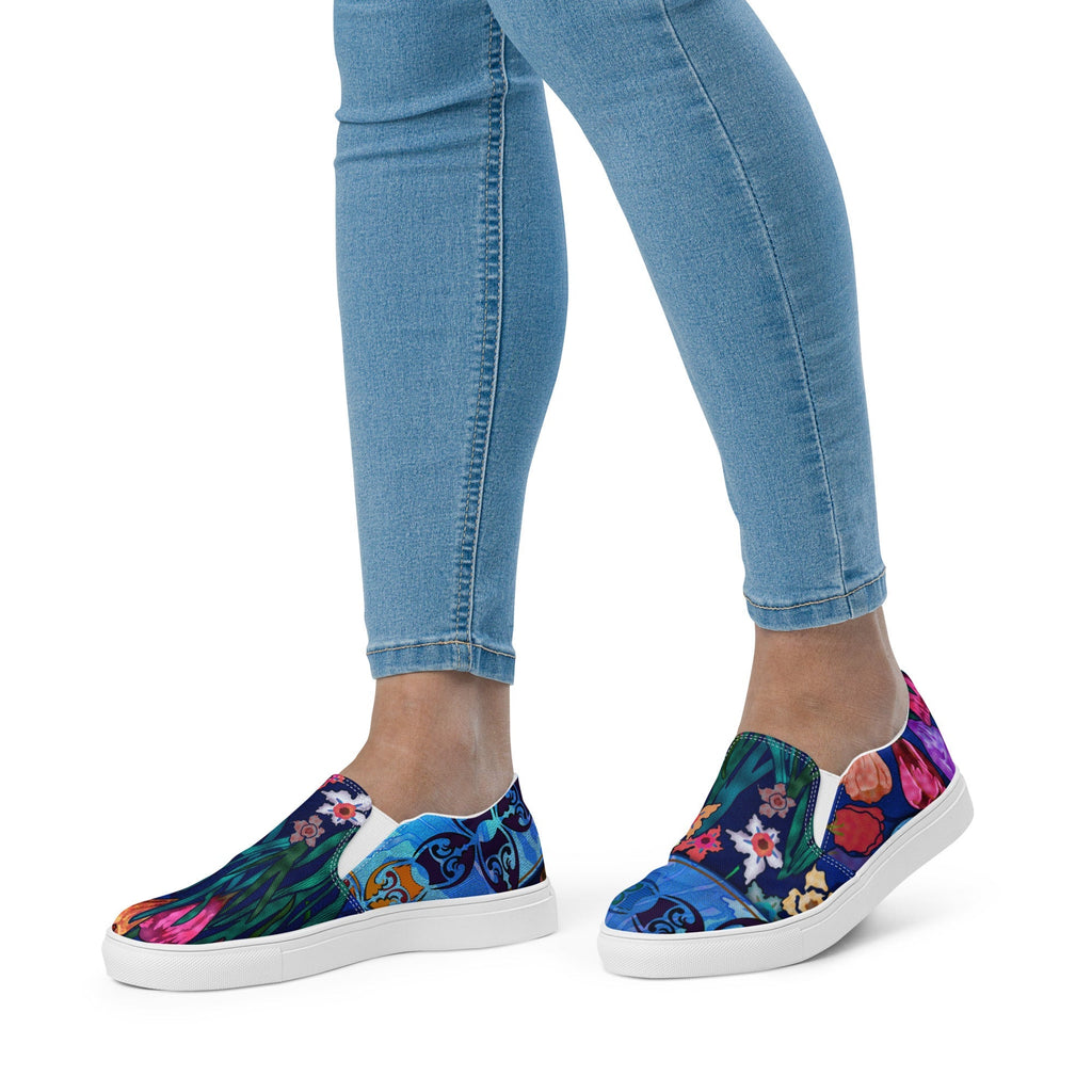 Victoria Women’s Slip-On Canvas Sneakers - Ideal Place Market