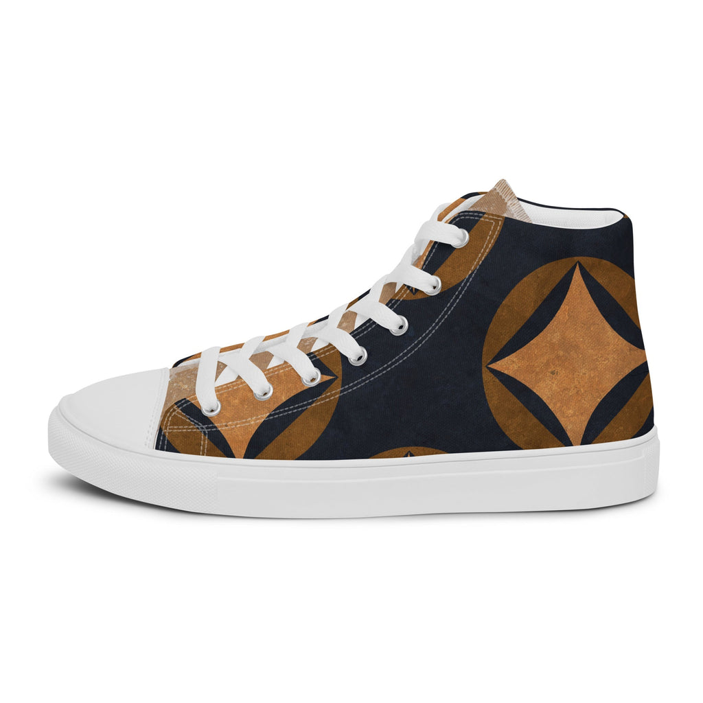 Victorious Men’s Lace-Up Canvas High-Top Sneakers - Ideal Place Market