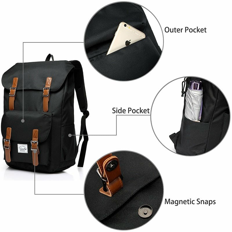 Vintage Outdoor Adventure Backpack - 5 Colors - Ideal Place Market