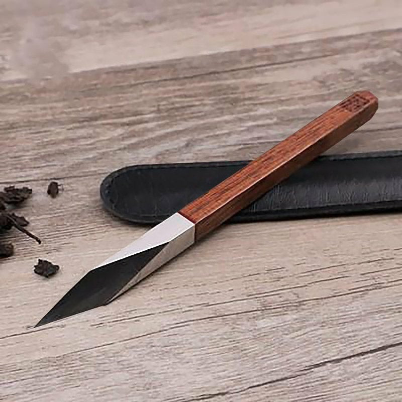 Wood Handle & Stainless Steel Tea Needle/Cutter - 2 Colors - Ideal Place Market