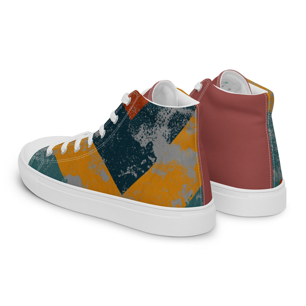 Woodward Men’s Lace-Up Canvas High-Top Sneakers - Ideal Place Market