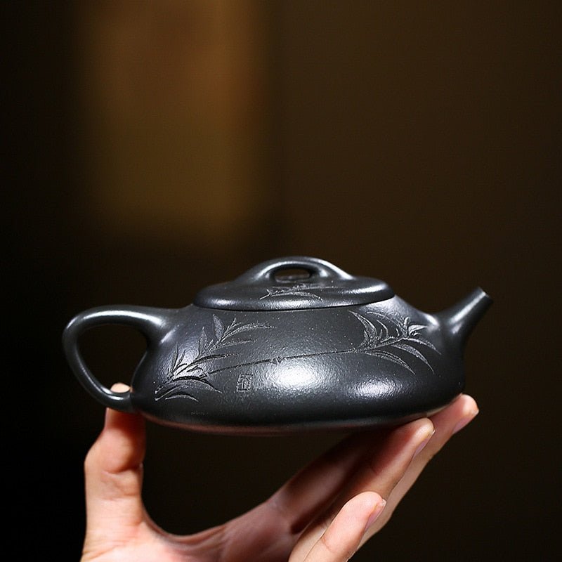 Xi Shi Yixing "Midnight Dragon" Purple Mud Handmade Teapot 250ml - Ideal Place Market